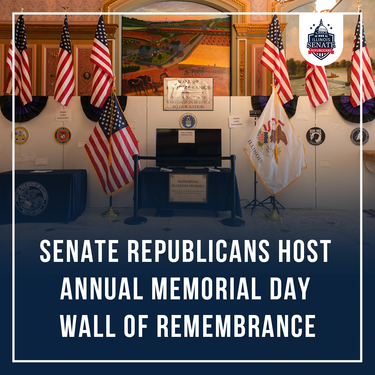 Republicans Host Annual Memorial Day Wall of Remembrance